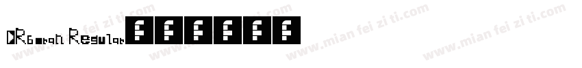 DRboran Regular字体转换